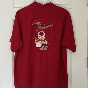 Tommy Bahama Silk Red Men's Shirt ❤️🎲